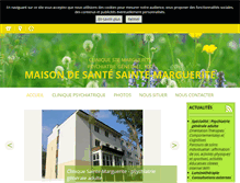 Tablet Screenshot of cliniquestemarguerite.com